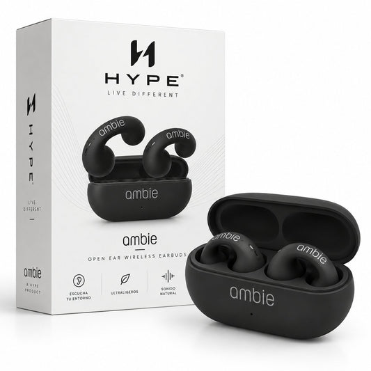 Audífonos Open Ear ambie HYPE PRO  — Sonido de alta calidad